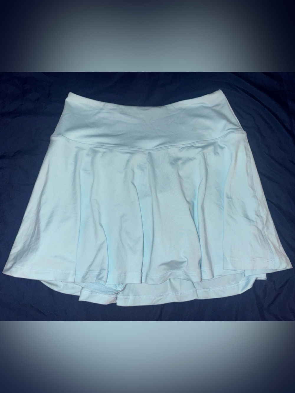 Light Blue Athletic Tennis Skirt